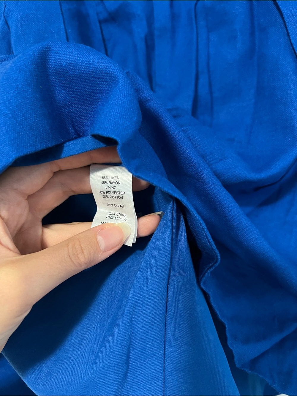 House of Harlow 1960 Royal Blue Puff Sleeve Dress - Picture 4 of 4